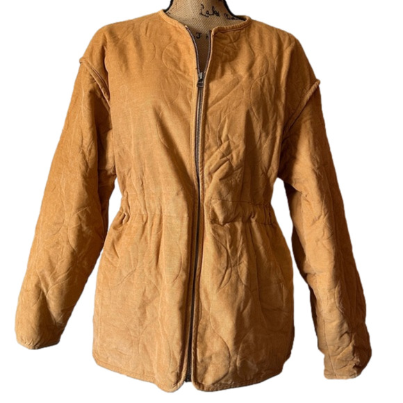 NWT Universal Threads‎ Mustard/Tan Corduroy Jacket size Large - Picture 1 of 8